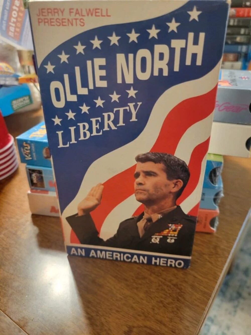 1987, VHS, Ollie North